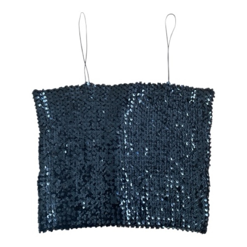 Lillie Rubin Midnight Sequin Camisole